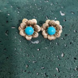 Vintage Flowered Earningf